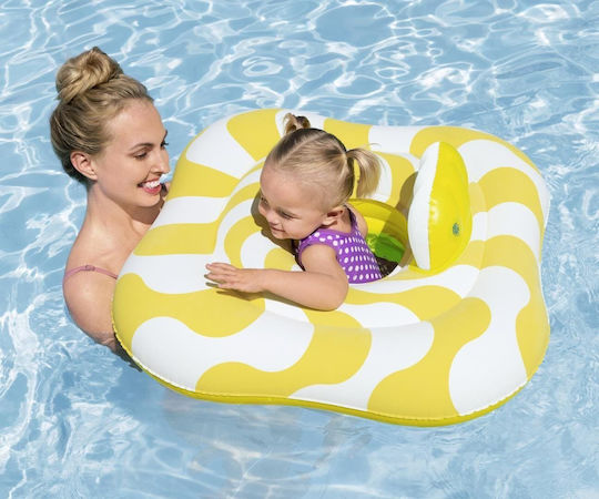 Bestway Kids' Swim Ring with Diameter 76cm. from 1 Years Old Yellow