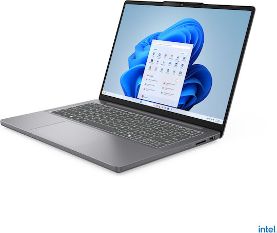Lenovo IdeaPad Slim 3 14IRH10 14" IPS FHD+ (i7-13620H/24GB/1TB SSD/Без операционна система) Luna Grey (BG Клавиатура)