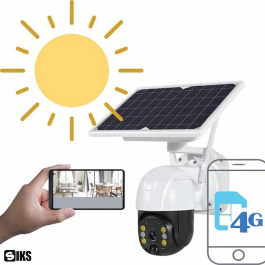 IP Surveillance Camera 4G Full HD 1080p Waterproof Battery Powered with Speaker