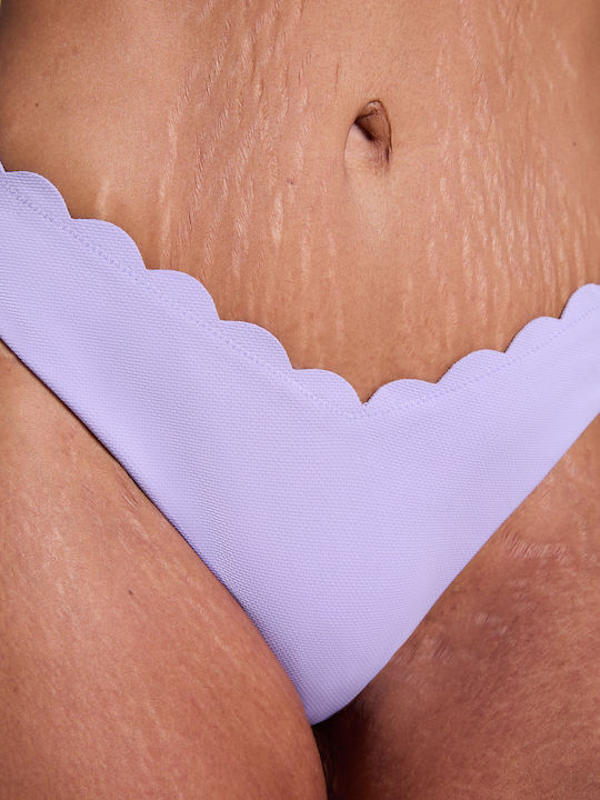Bikinihosen Slip mit Schnürung Flieder