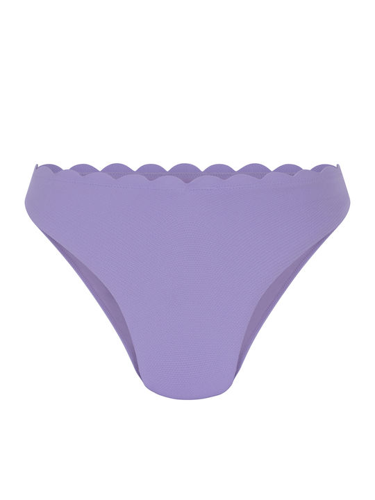 Scallop Rio Bikinihosen Slip Flieder