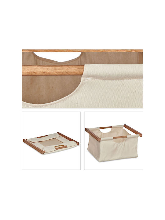 Relaxdays Rafturi de baie Raft Baie Lemn cu 3 Rafturi 96x43.5x33.5cm Maro