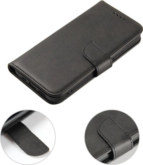 Hurtel Magnet Back Cover Σιλικόνης Μαύρο (Galaxy S25)