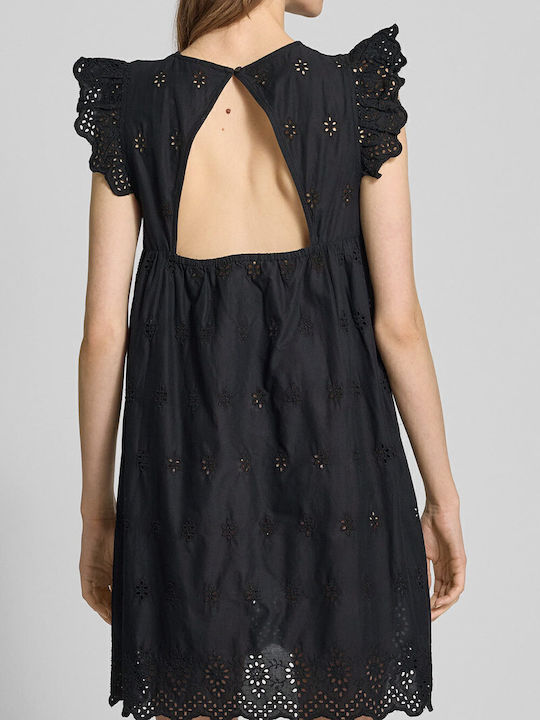 Only Life Kleid Ganztägig Schwarz