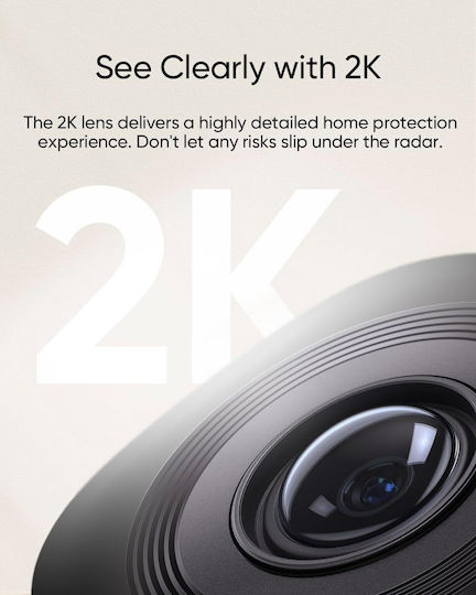Anker C220 IP Κάμερα Παρακολούθησης Full HD+ 4MP με Αμφίδρομη Επικοινωνία