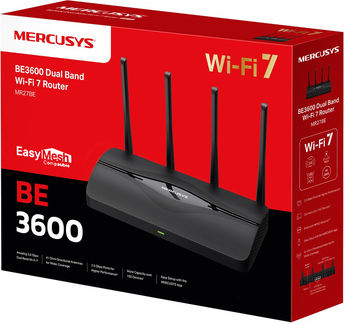 Mercusys MR27BE v1.2 Ασύρματο Router Wi‑Fi 7 με 2 Θύρες