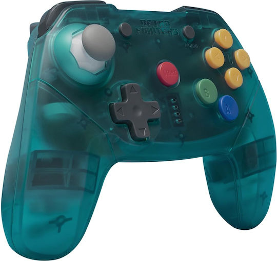 Retro-Fighters Brawler64 Ασύρματο Gamepad για PC / Switch Μπλε