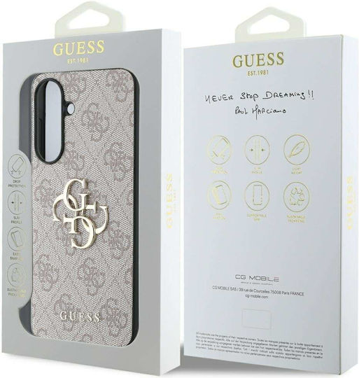 Guess Classic Umschlag Rückseite Kunststoff Rosa (SAMSUNG A36, GUESS)