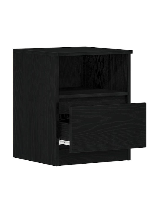 Noptieră Black oak 40x40x50cm