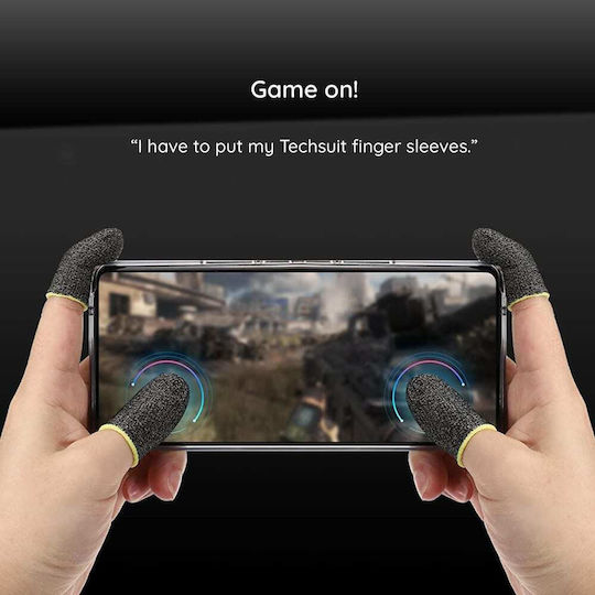 Techsuit Finger Sleeves FS3 σε Μαύρο χρώμα