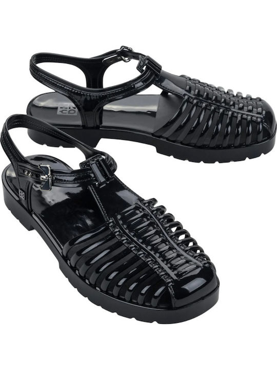 Zaxy Be New Women's Flat Sandals in Black Color