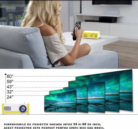 Mini Projector LCD Λάμπας LED