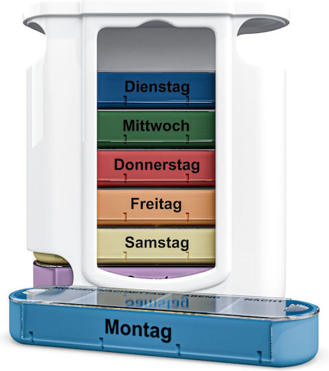 Weinberger Pillenbox Wochendose Farblich