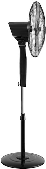Teesa Pedestal Fan 50W Diameter 40cm with Remote Control Black