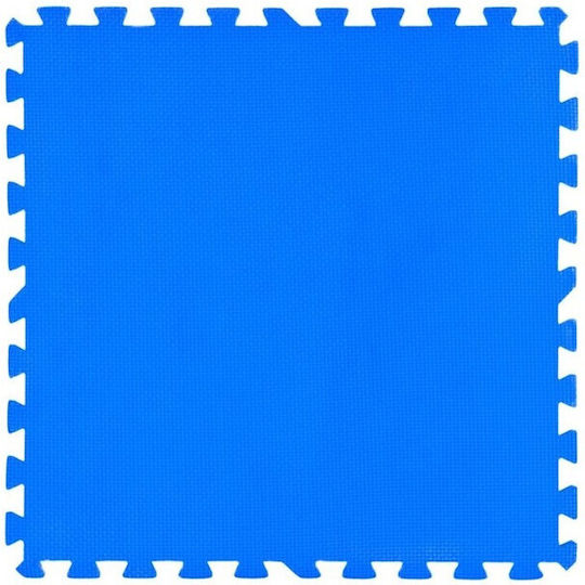 Spokey Gym Floor Puzzle Tatami Mat Blue 4pcs 61x61x1.2cm