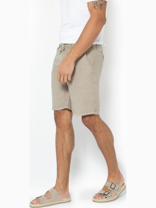 Bermude Chino Bărbați Regular Fit Bej