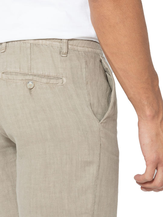 Bermude Chino Bărbați Regular Fit Bej