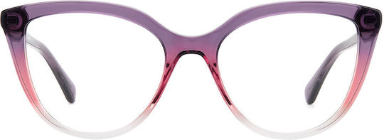 Kate Spade Γυναικείος Κοκκάλινος Σκελετός Γυαλιών Cat Eye Ροζ HANA-S1VF217