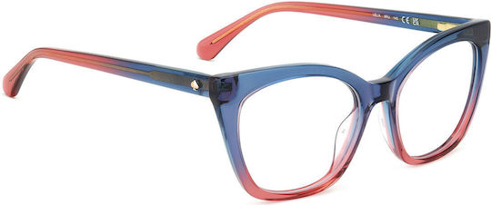 Glasses Kate Spade Women Lelia-8ruf217 Lens Bridge Temple 52 17 140 Mm