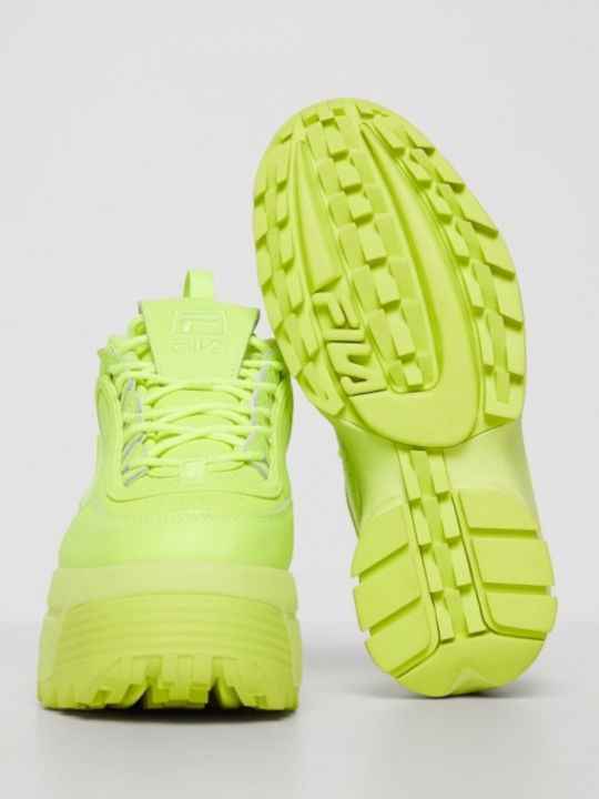 Disruptor II Wedge Chunky Sneakers Yellow