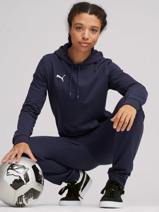 Women's Sweatshirt Hooded Navy Blue