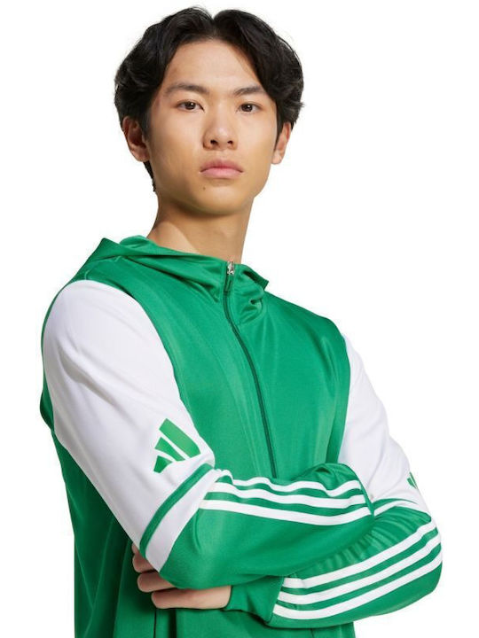 Squadra 25 Men's Green Fleece Hoodie