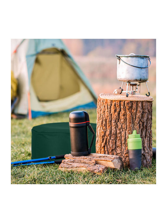 Bean Bag Chair Stool Inflatable Waterproof Green 56x56x26cm