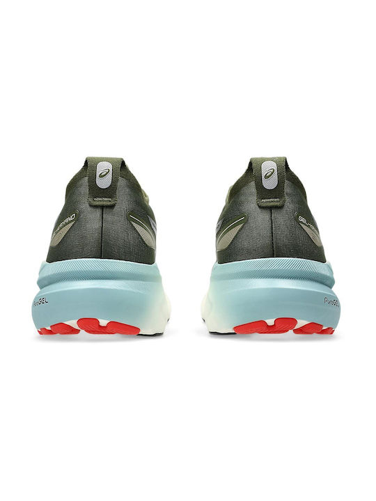 Gel-Kayano 31 Men's Sport Shoes Running Smog Green Black