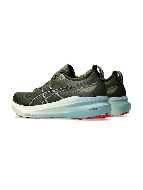 Gel-Kayano 31 Men's Sport Shoes Running Smog Green Black