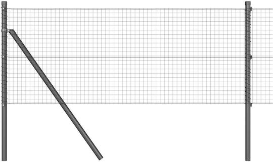 vidaXL Συρματόπλεγμα Σετ Γκρι 0.8x100m