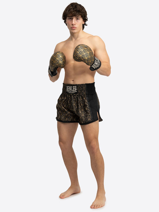 Σορτσάκι Muay Thai Benlee Goldstone Men's Thaibox Trunks Black Gold