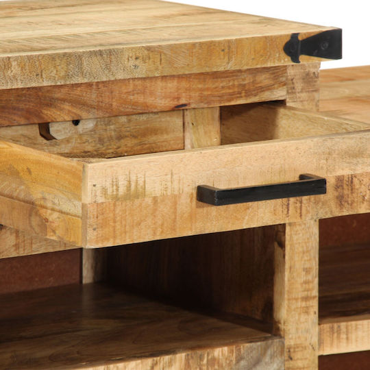 Παπουτσοθήκη από Μασίφ Ξύλο 110x35x50cm