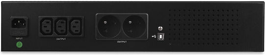 Volt Polska UPS Line-Interactive 1200VA 720W με 5 Πρίζες