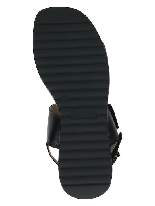 Damenplattformen Schwarz
