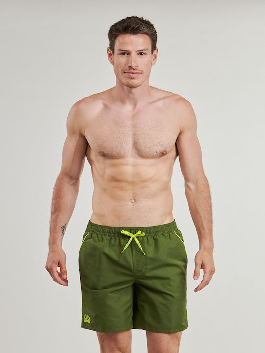 Pervis Costume de baie bărbați Pantaloni scurți Kaki