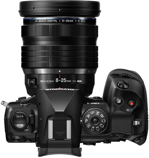Olympus Full Frame Camera Lens OM System M.Zuiko Digital ED 8-25mm f/4 PRO Wide Angle Zoom for Micro Four Thirds (MFT) Mount Black