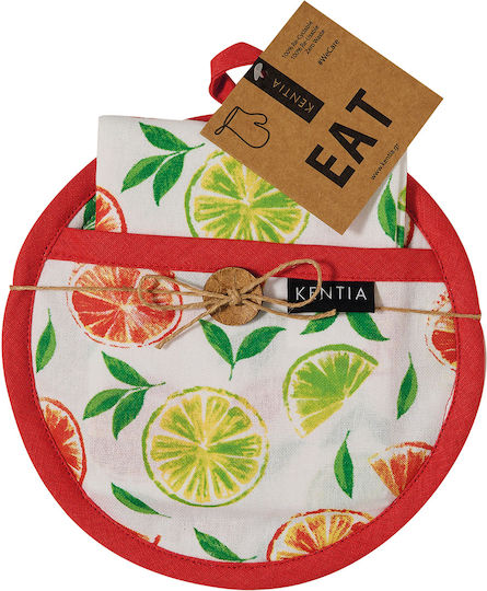 Kentia Loft Pot Towel from 100% Cotton in Orange Color 40x70cm 2pcs Kentia Loft Pot Towel from 100% Cotton in Orange Color 40x70cm 2pcs