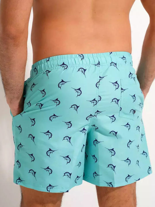 Men's Swimwear Bermuda Light Blue
