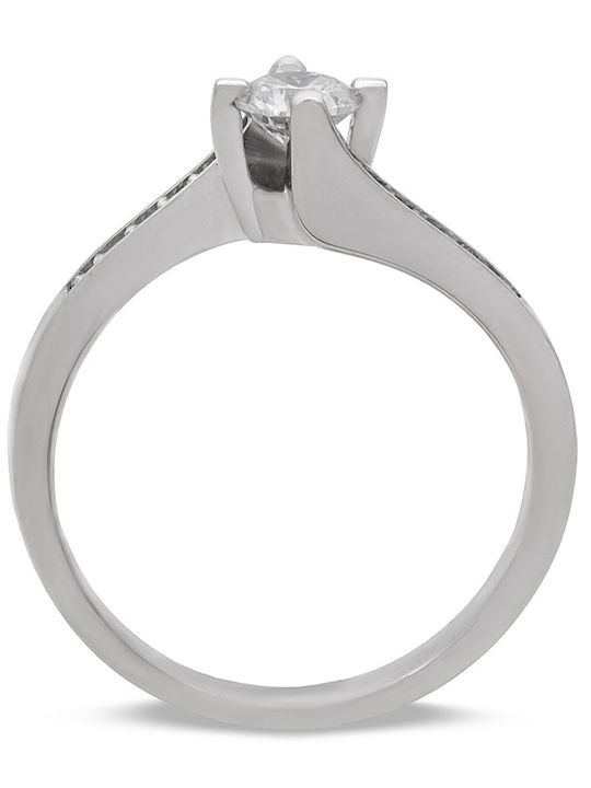 Savvas Design Einzelstein aus Weißgold 18K