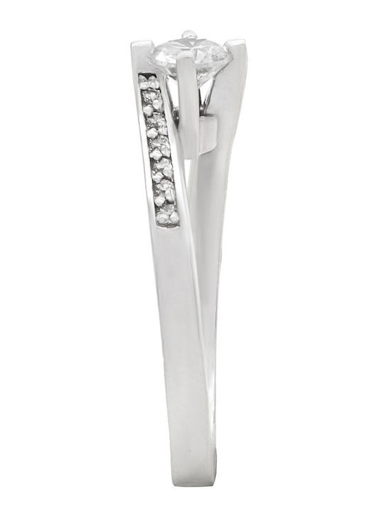 Savvas Design Einzelstein aus Weißgold 18K