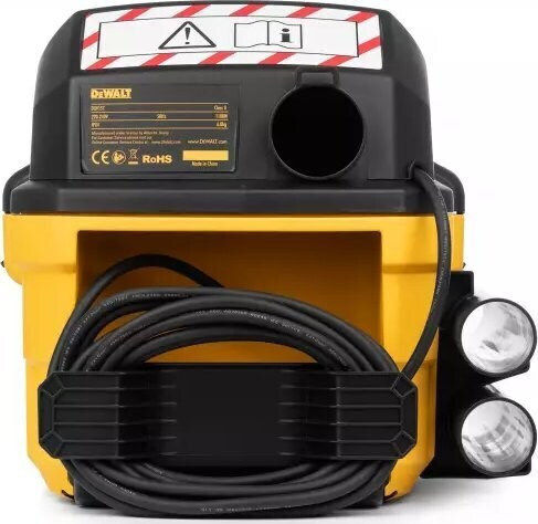 Dewalt Σκούπα Υγρών / Στερεών 1100W με Πλαστικό Κάδο 15lt