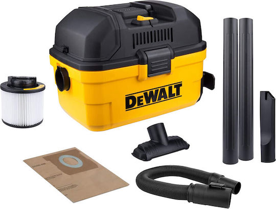 Dewalt Σκούπα Υγρών / Στερεών 1100W με Πλαστικό Κάδο 15lt