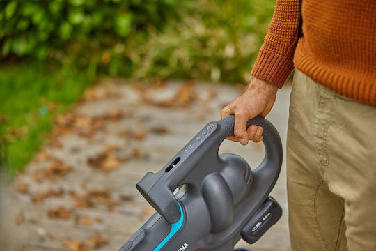 Gardena Powerjetcollect Suflantă / Aspirator de Mână 18V cu 1 Baterie 4Ah & Viteză Maximă a Aerului 352km/h