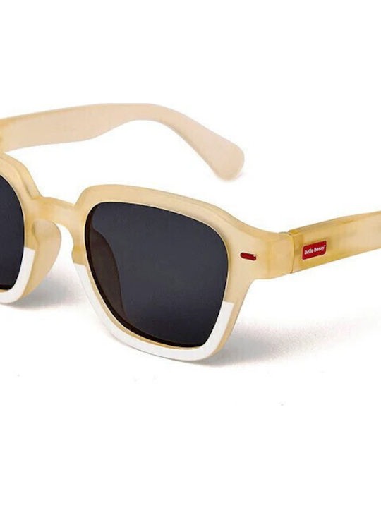 Hello Hossy Kids Sunglasses with Polarized Lenses Beige for 5-8 Years