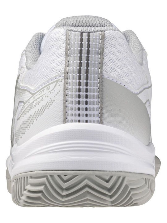 Mizuno Break Shot 5 CC Γυναικεία Παπούτσια Τένις για Χωμάτινα Γήπεδα Λευκά