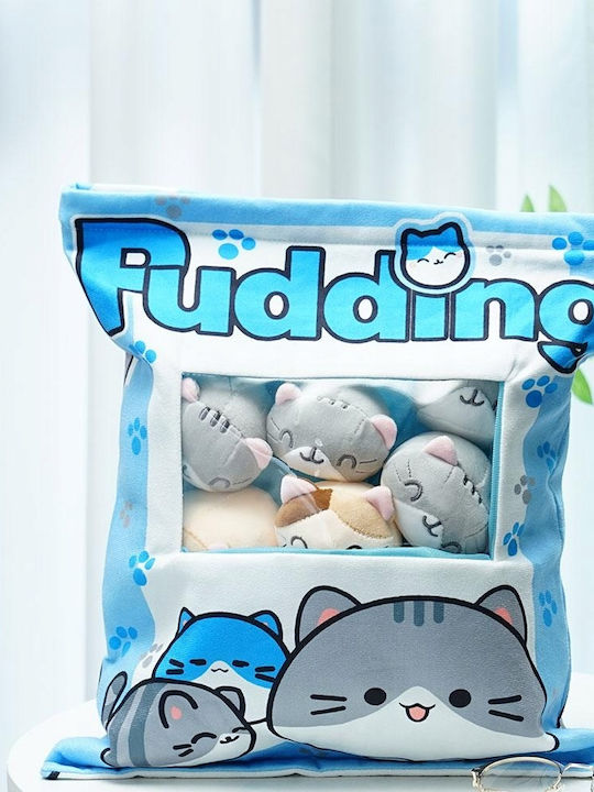 Pudding Pillow Kittens Plush Toys 8pcs Throwing Games