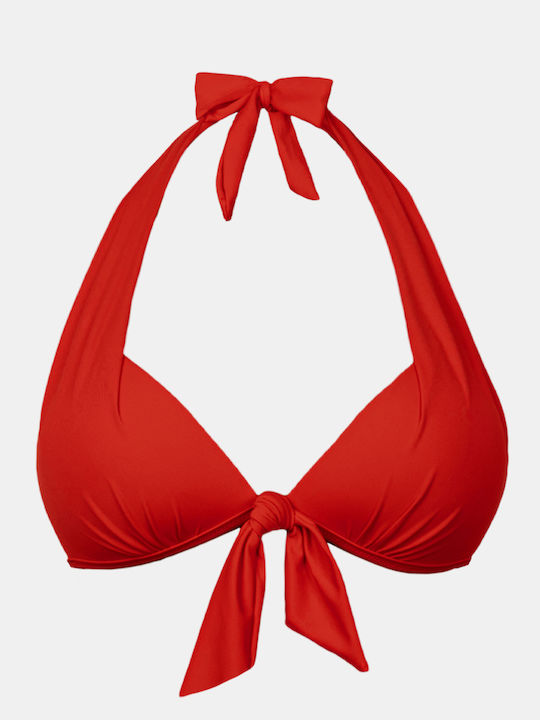 Bikini Τριγωνάκι με Ενίσχυση Κόκκινο