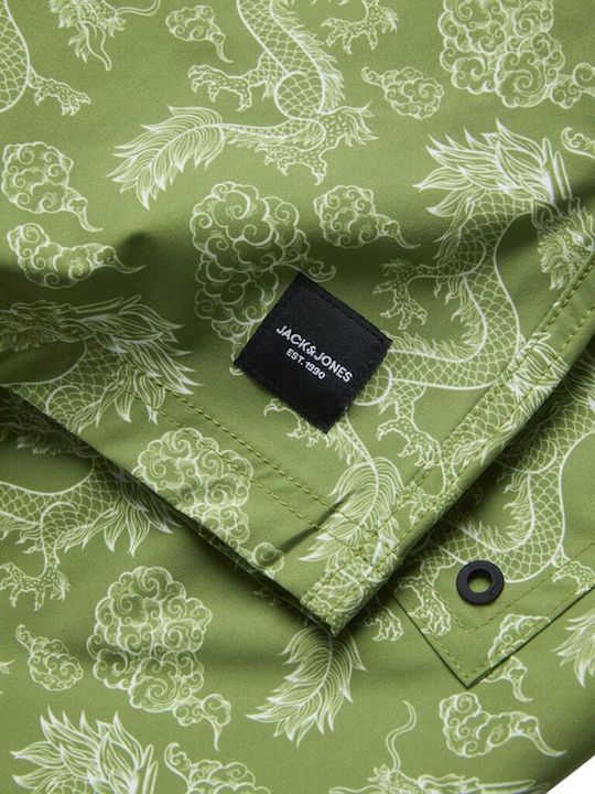 Men's Swimwear Shorts Green Floral