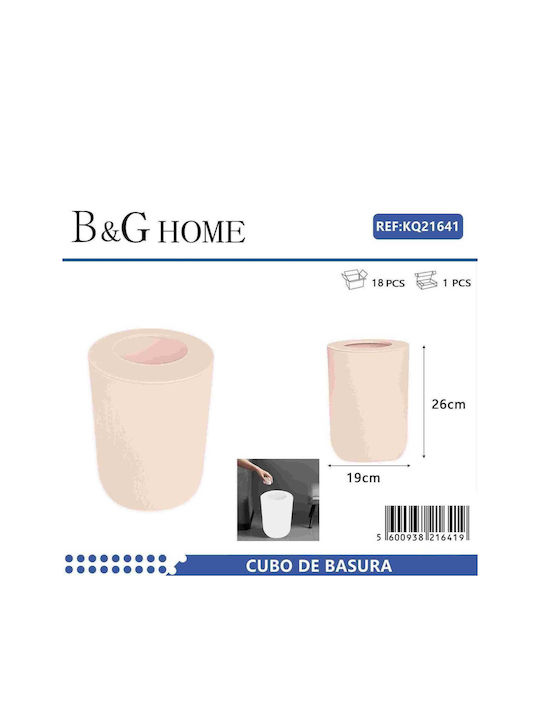 21641 Kunststoff Badezimmer Mülleimer Rosa