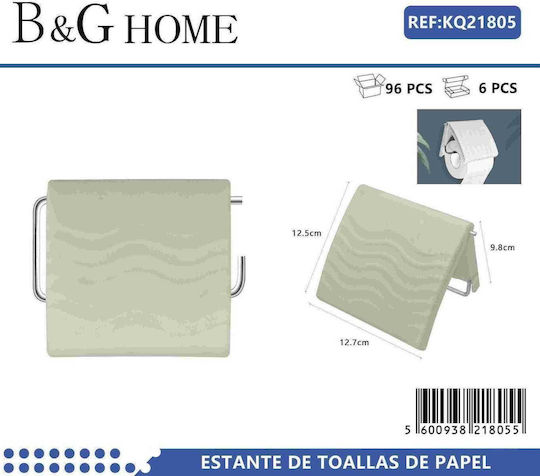 Paper Holder Metallic Green